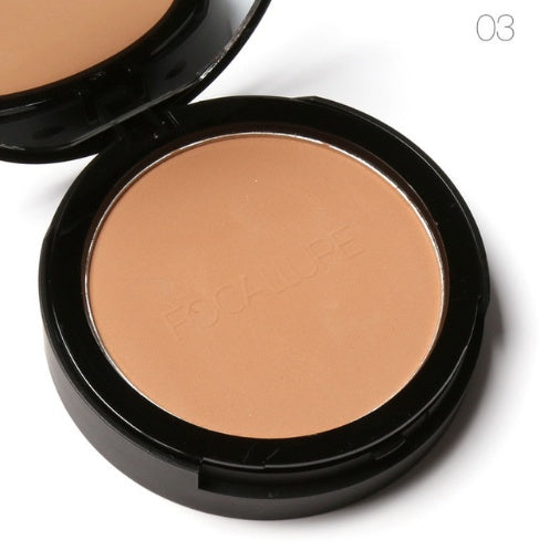 JMT-876362 Natural Bridge Pressed Face Makeup Powder - 3 Shades Available, UV Protection, Smooth Finish
