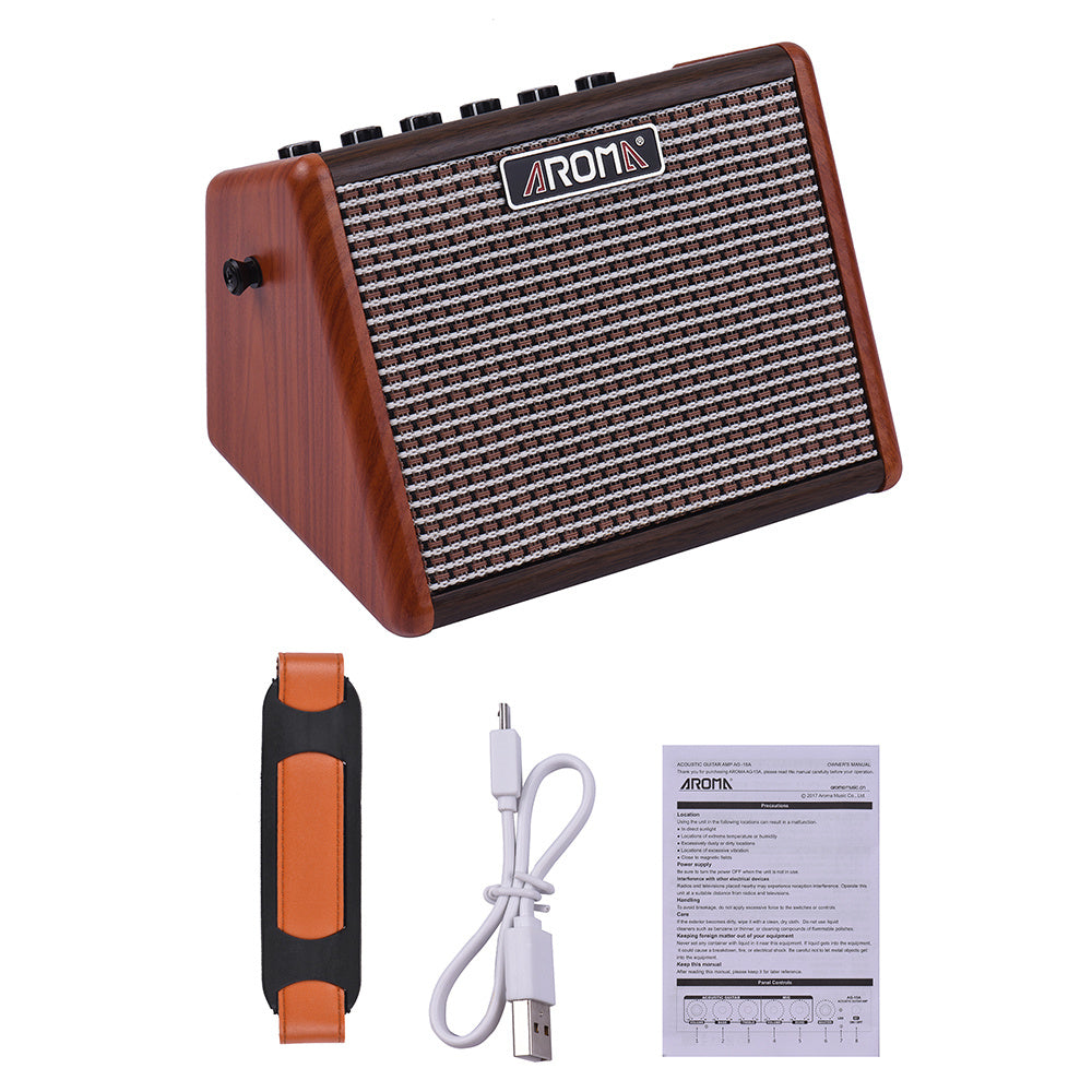 JMT-876426 Portable Acoustic Guitar Charging Speaker with Bluetooth, USB Connection, and 5-Hour Battery Life