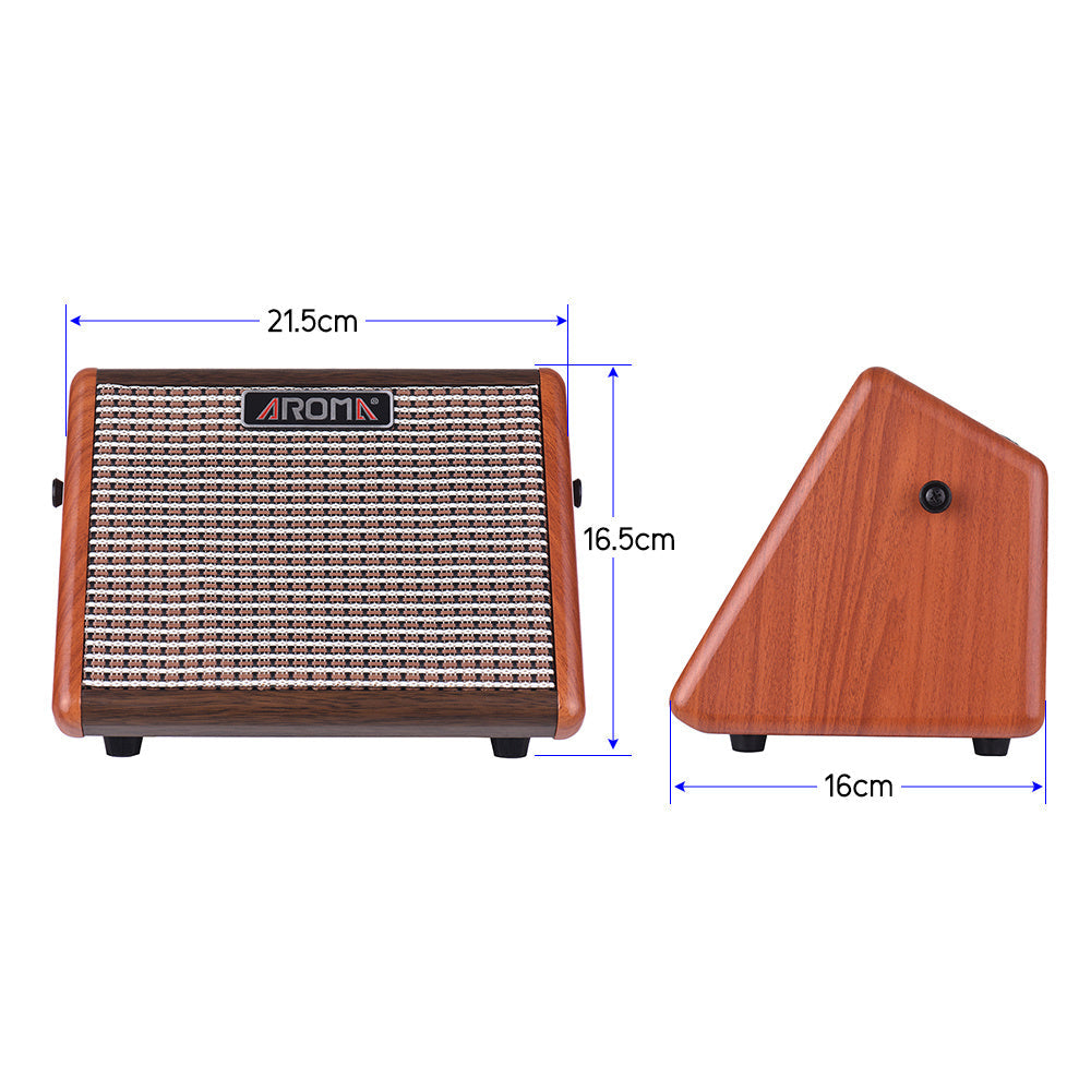 JMT-876426 Portable Acoustic Guitar Charging Speaker with Bluetooth, USB Connection, and 5-Hour Battery Life