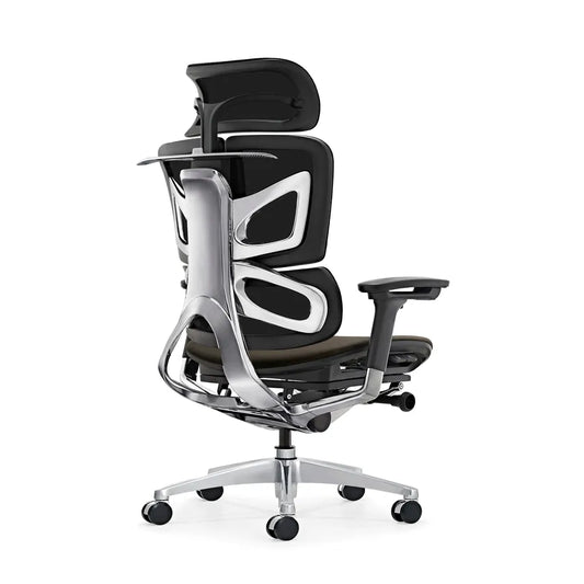 JMT-876682 High Back Executive Leather Office Chair - Comfortable Luxury Office Desk Seating