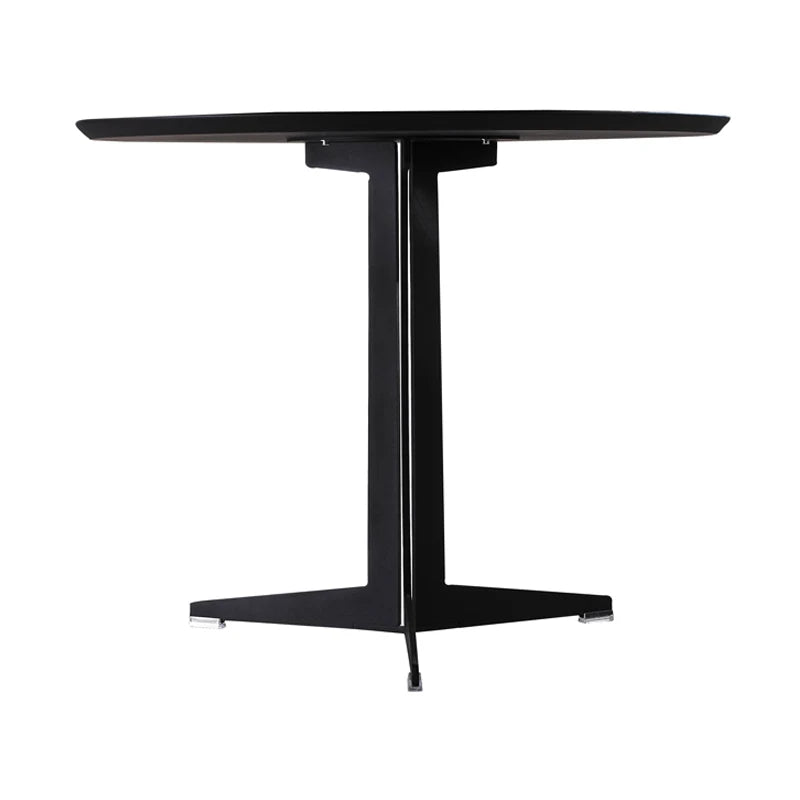 JMT-876682 Round Iron Base Side Table for Home and Office Use - Versatile and Durable Design