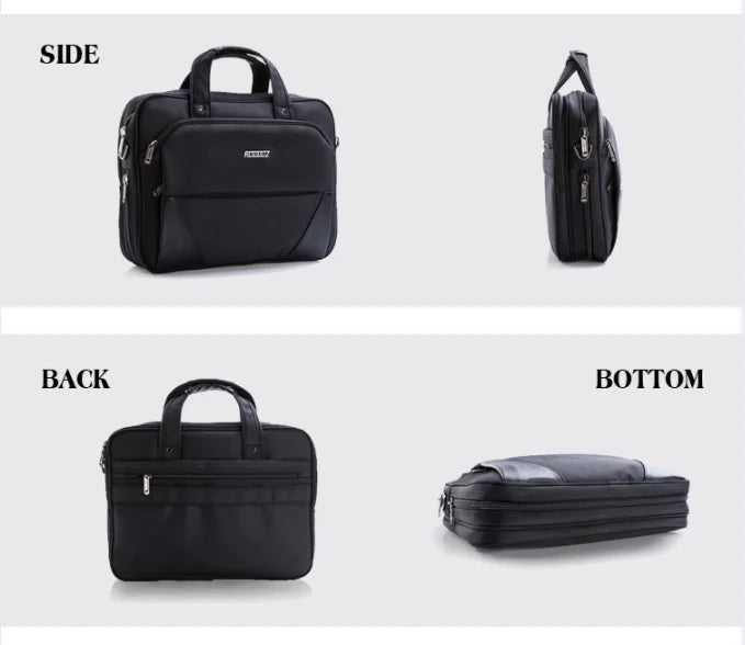JMT-876746 Lightweight Waterproof Laptop Case for Business Professionals - Custom Logo Polyester Briefcase