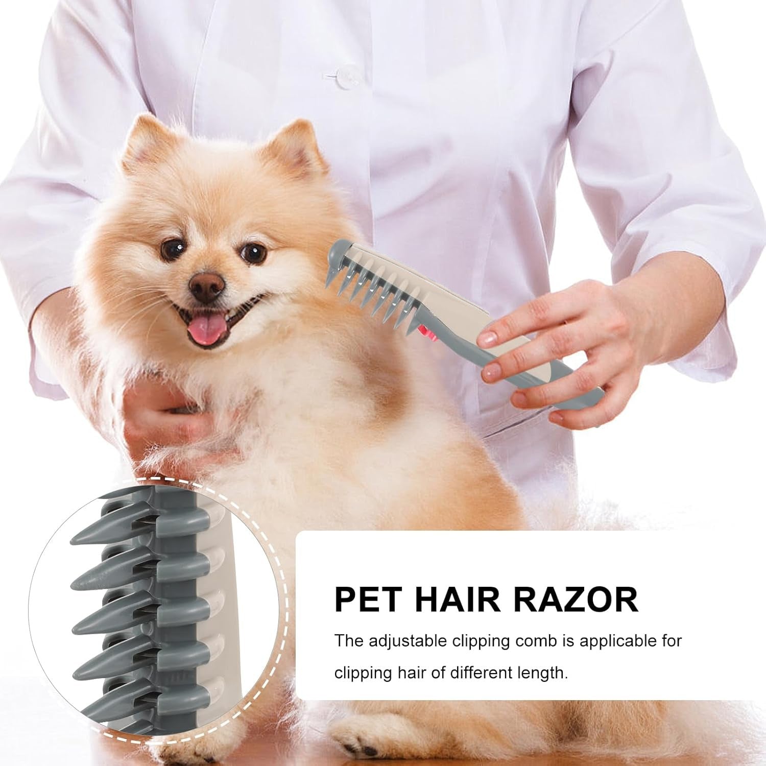 JMT-876746 Precision Pet Hair Trimmer - Electric Grooming Razor for Convenient Home Grooming