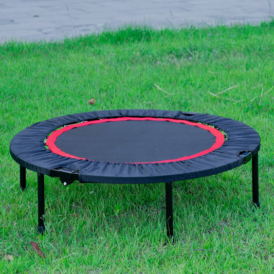 JMT-877002 40-Inch Indoor Mini Exercise Trampoline with Safety Pad for Fitness Rebounder