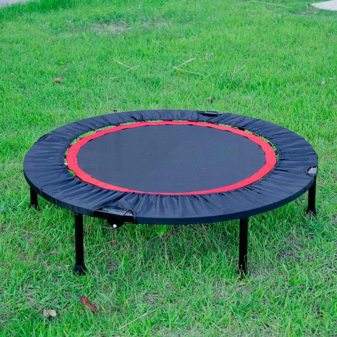 JMT-877002 40-Inch Indoor Mini Exercise Trampoline with Safety Pad for Fitness Rebounder