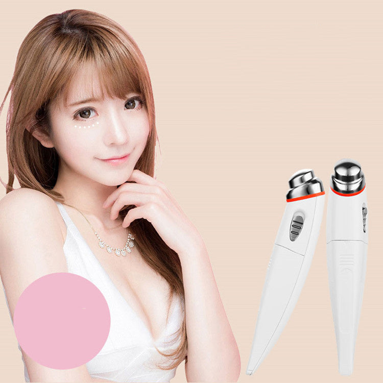 JMT-877322 Electric Ultrasonic Eye Pencil with Vibration Function - TL-730, White