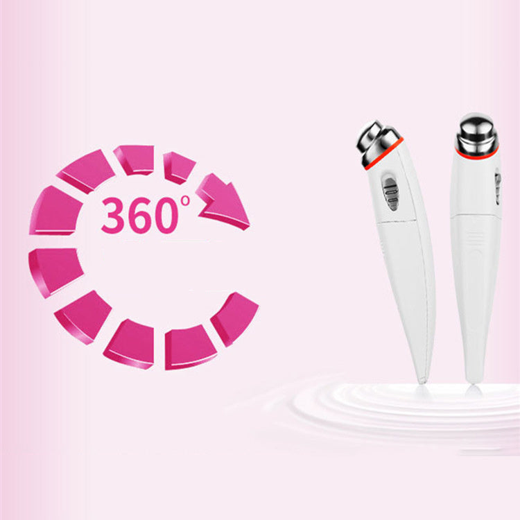 JMT-877322 Electric Ultrasonic Eye Pencil with Vibration Function - TL-730, White