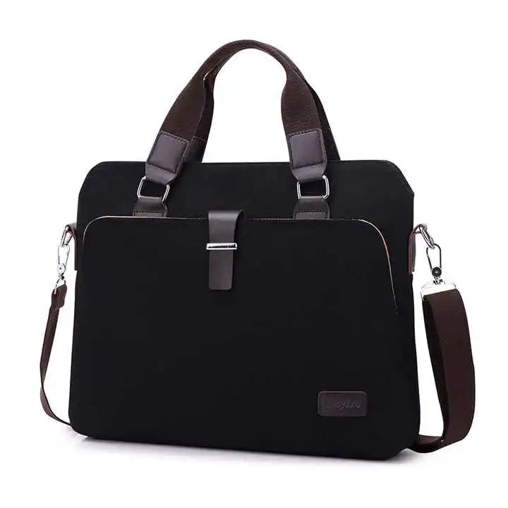JMT-877898 Custom Canvas Sleeve Case for 13-15 Inch Laptops with Handle and Shoulder Strap