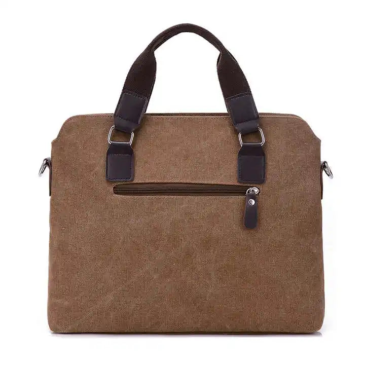 JMT-877898 Custom Canvas Sleeve Case for 13-15 Inch Laptops with Handle and Shoulder Strap