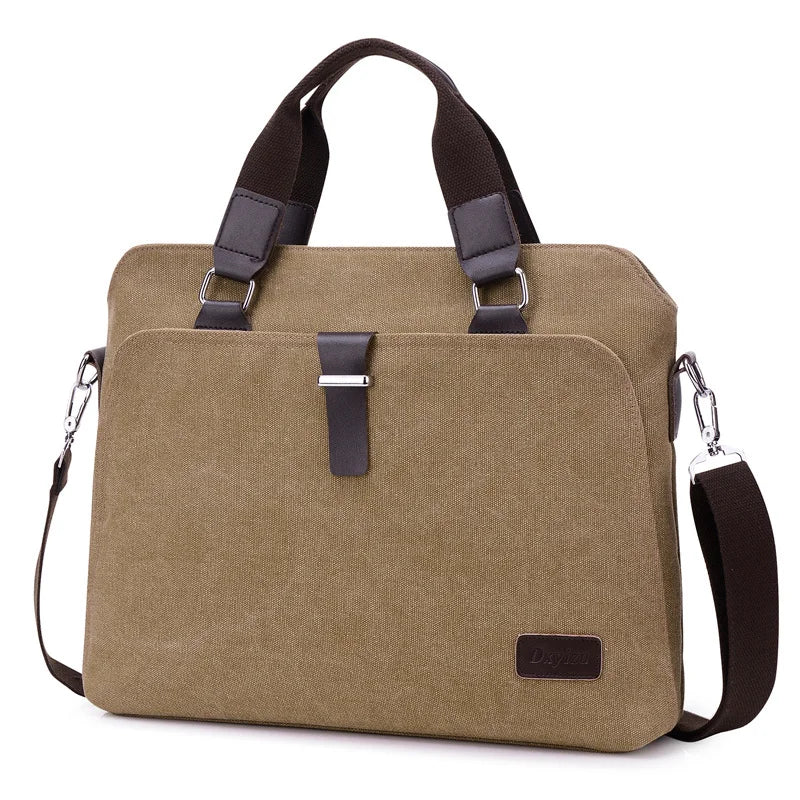 JMT-877898 Custom Canvas Sleeve Case for 13-15 Inch Laptops with Handle and Shoulder Strap