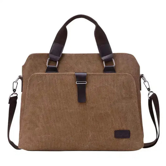 JMT-877898 Custom Canvas Sleeve Case for 13-15 Inch Laptops with Handle and Shoulder Strap