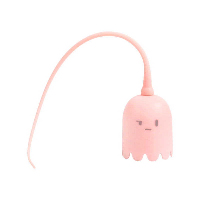 JMT-877898 Interactive Self-Play Cat Toy with Swinging Silicone Tail for Indoor Cats - Rechargeable Automatic Wand Toy