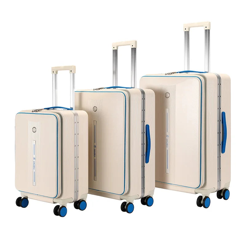 JMT-877962 Durable Hard Shell PC Luggage Suitcases for Travel - Available in 20, 24, and 28 Inches