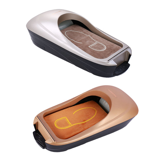 JMT-878026 Automatic Shoe Cover Dispenser with Transport Film for Easy Footwear Protection