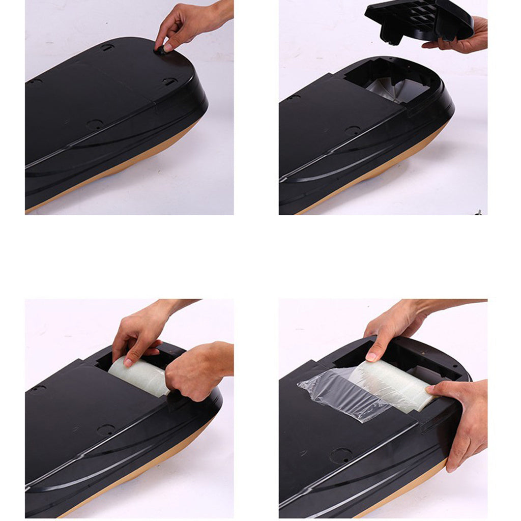 JMT-878026 Automatic Shoe Cover Dispenser with Transport Film for Easy Footwear Protection