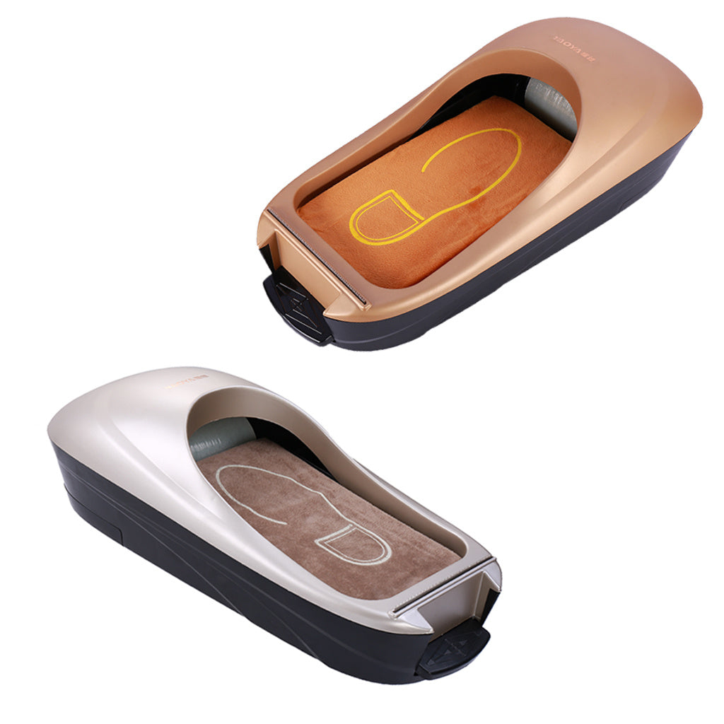 JMT-878026 Automatic Shoe Cover Dispenser with Transport Film for Easy Footwear Protection