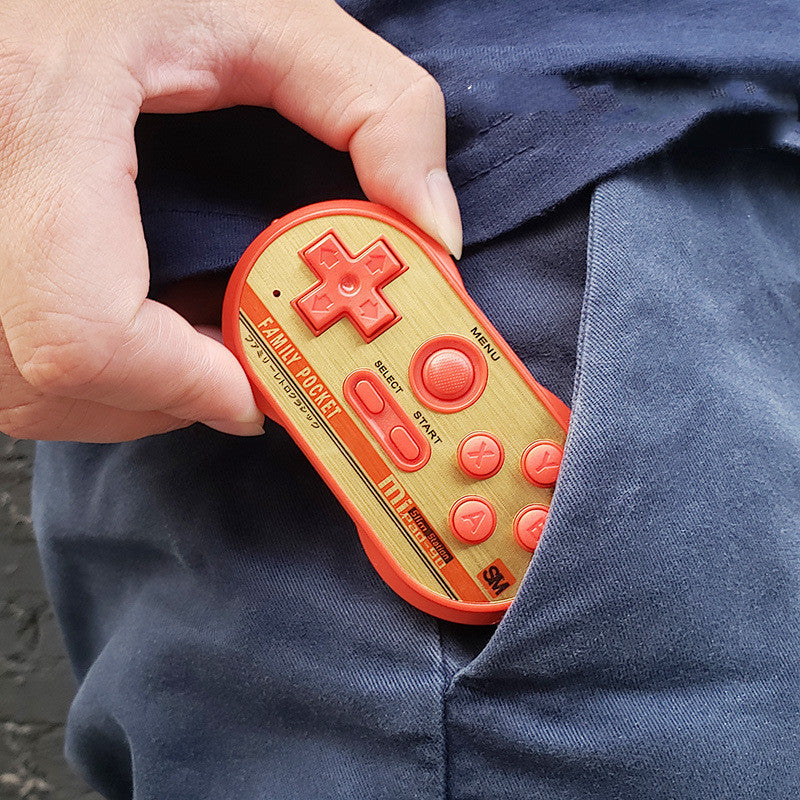 JMT-878538 Mini Handheld Video Game Console with 20 Built-in Classic NES Games - Portable Design, AV Output, Battery Operated