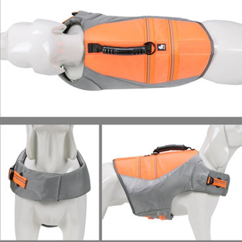 JMT-878858 Reflective Pet Dog Life Jacket for Swimming – High-Density Oxford Cloth, Multiple Sizes Available