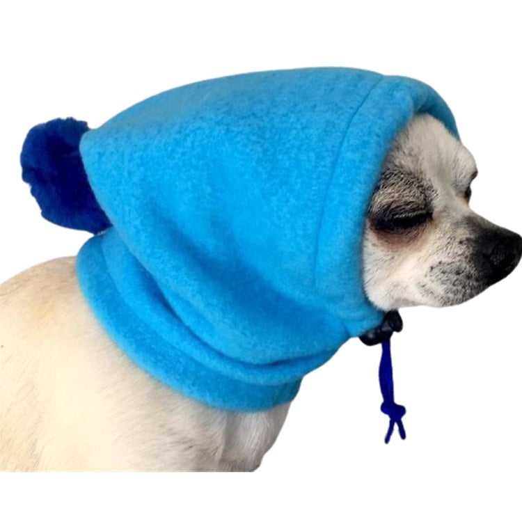 JMT-878986 Warm Shaker Velvet Pet Hat with Adjustable Drawstring - Winter Cap for Pets in Sizes S, M, L, XL