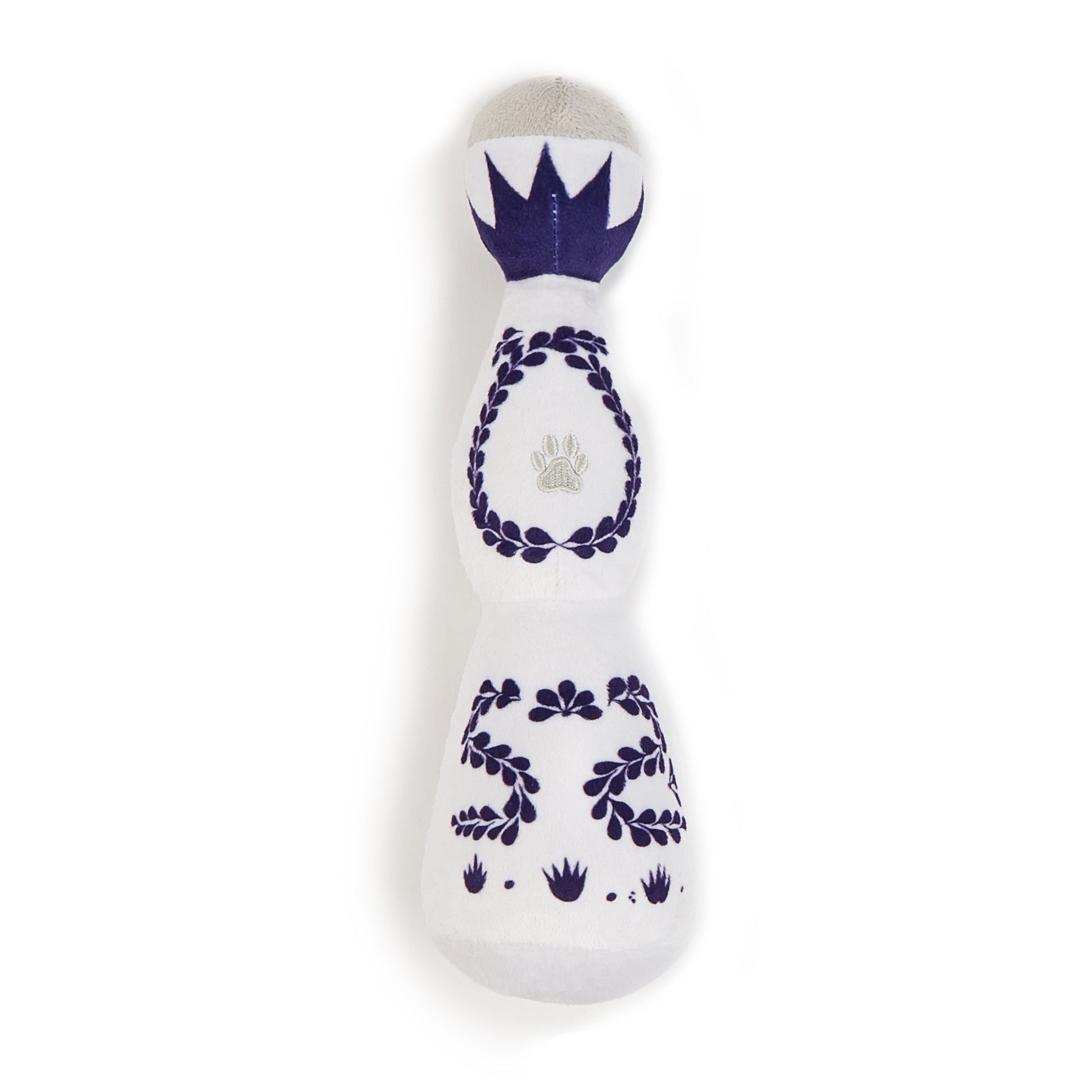 JMT-879050 Plush Tequila Bottle Dog Toy with Squeaker for Interactive Fun, All Dog Sizes