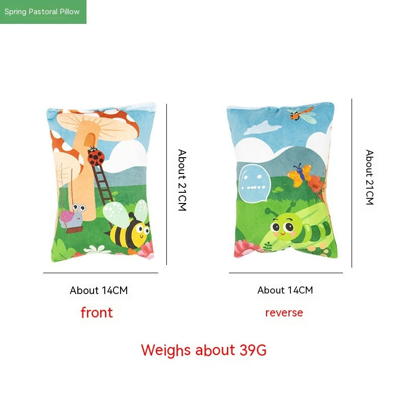 JMT-879370 Plush Cat Hug Pillow for Stuffy Relief and Claw Interaction in Spring Countryside, Sea World, Wizard of Oz Designs