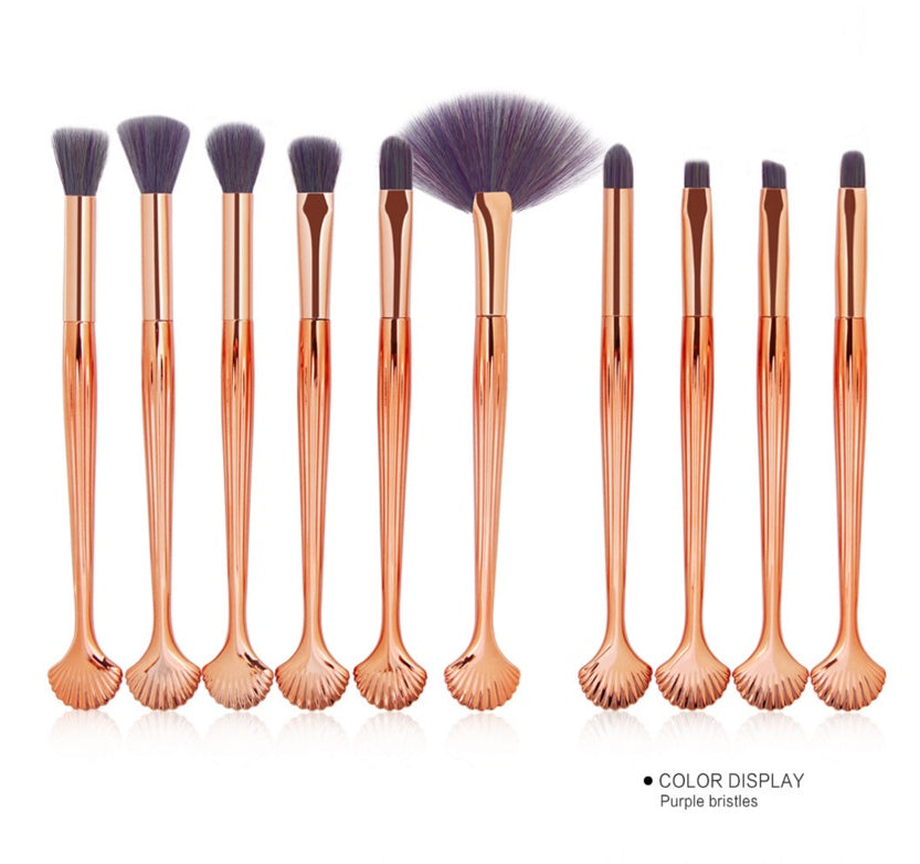 JMT-879498 Brilliant Mermaid Makeup Brush Set for Effortless Application and Blending