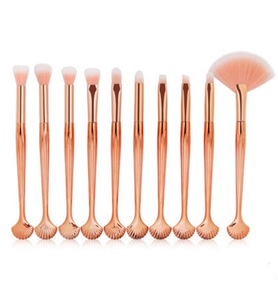 JMT-879498 Brilliant Mermaid Makeup Brush Set for Effortless Application and Blending