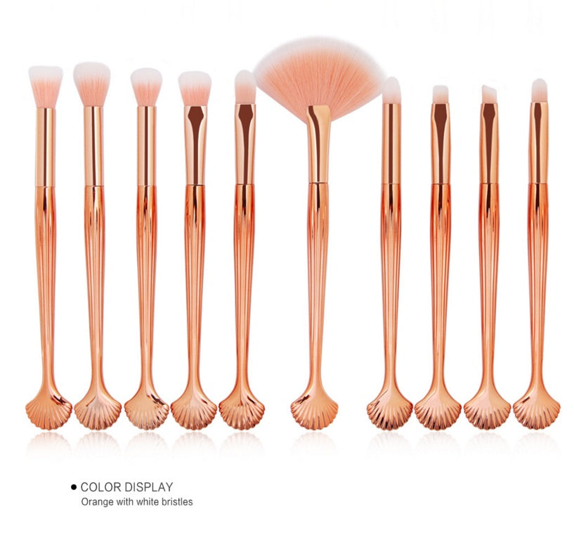 JMT-879498 Brilliant Mermaid Makeup Brush Set for Effortless Application and Blending