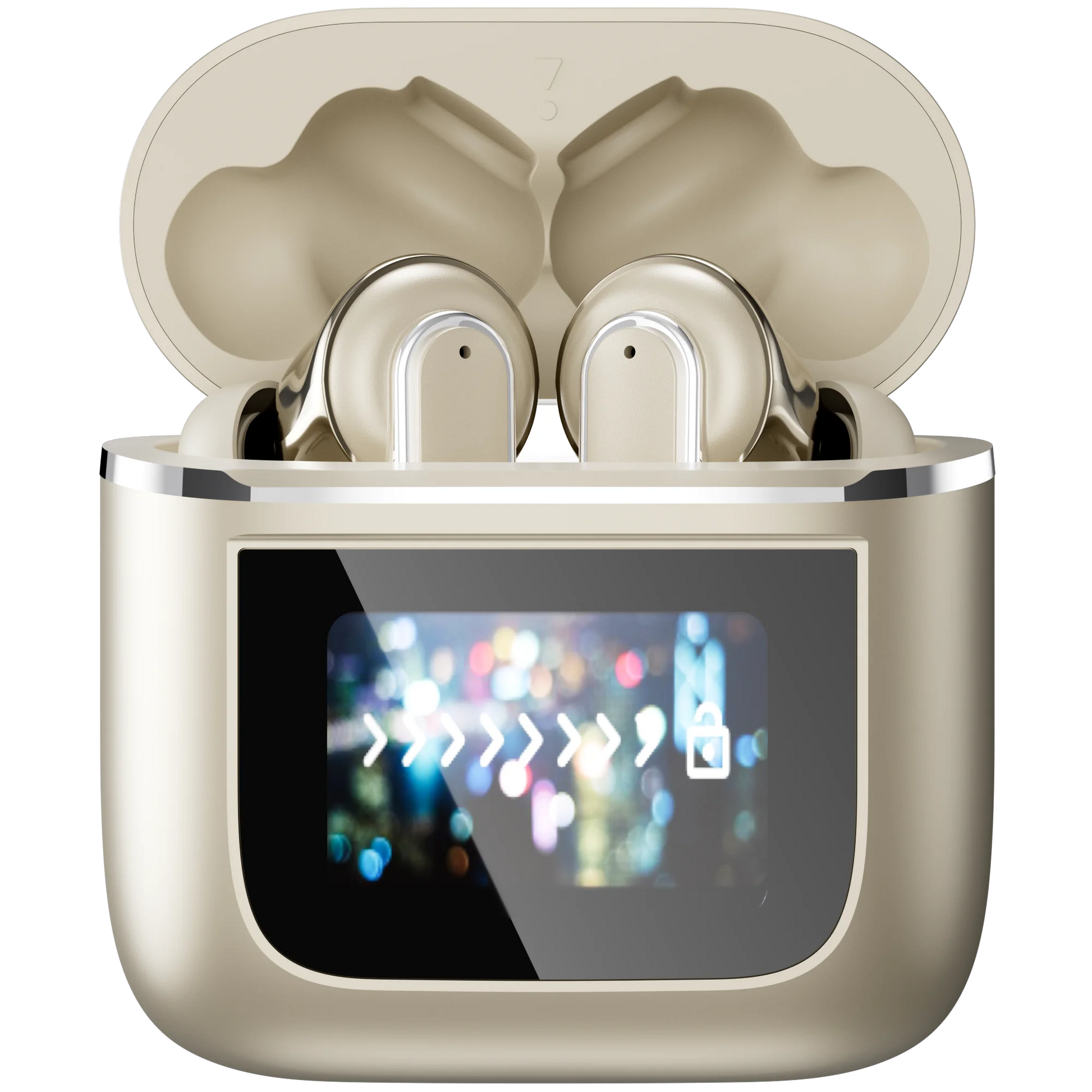JMT-879562 Wireless Sport Earbuds with In-Ear Noise Cancellation, Smart Touch Screen, Fast Charging, and Microphone