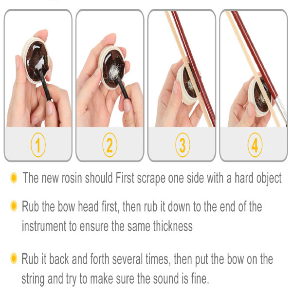 JMT-880266 Solid Wood Rosewood Violin Accessories in Matte Natural Finish
