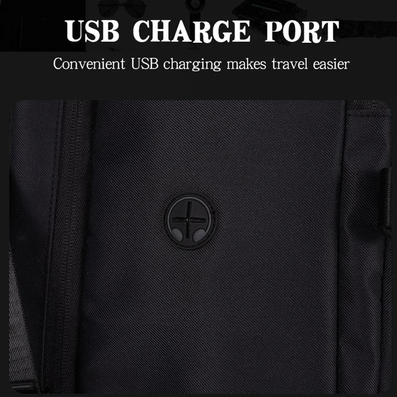 JMT-880394 Large Capacity Waterproof 17 Inch Nylon Laptop Backpack for Students