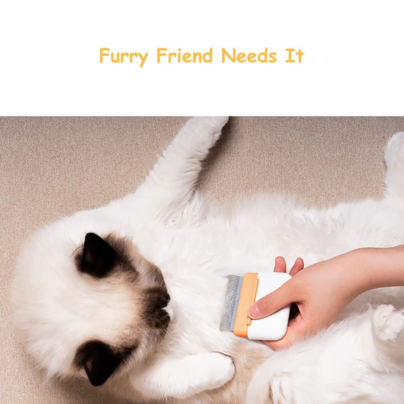 JMT-880458 Double-Sided Pet Grooming Comb for Cats and Dogs - Deshedding Brush for Short and Long Hair, Lightweight & Portable for Easy Use