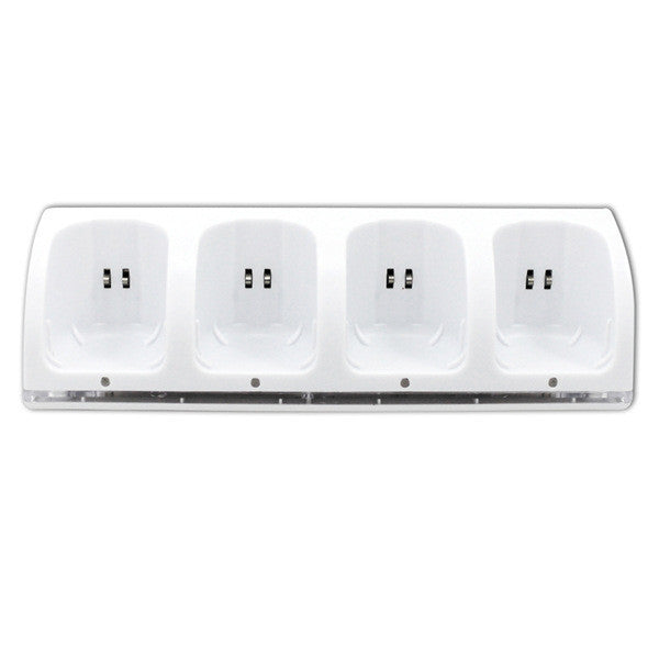 JMT-880714 Wii Four-Controller Charging Station with Four Rechargeable Batteries and USB Charging Cable