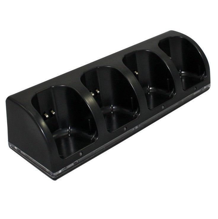 JMT-880714 Wii Four-Controller Charging Station with Four Rechargeable Batteries and USB Charging Cable