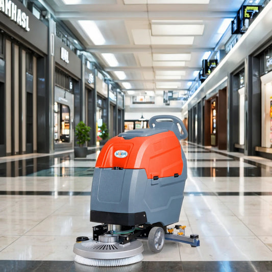 JMT-880842 KR-A65 Electric Floor Scrubber for Tile Cleaning - Made in USA, Durable Plastic Construction