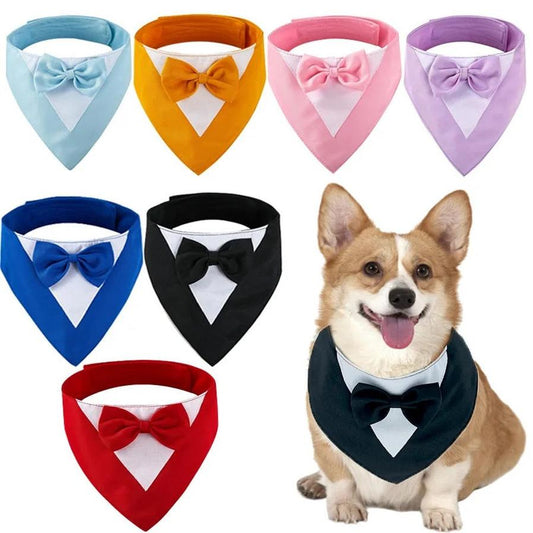 JMT-881354 Pet Triangle Bib Scarf for Dogs and Cats – Cotton Saliva Towel Collar Accessory