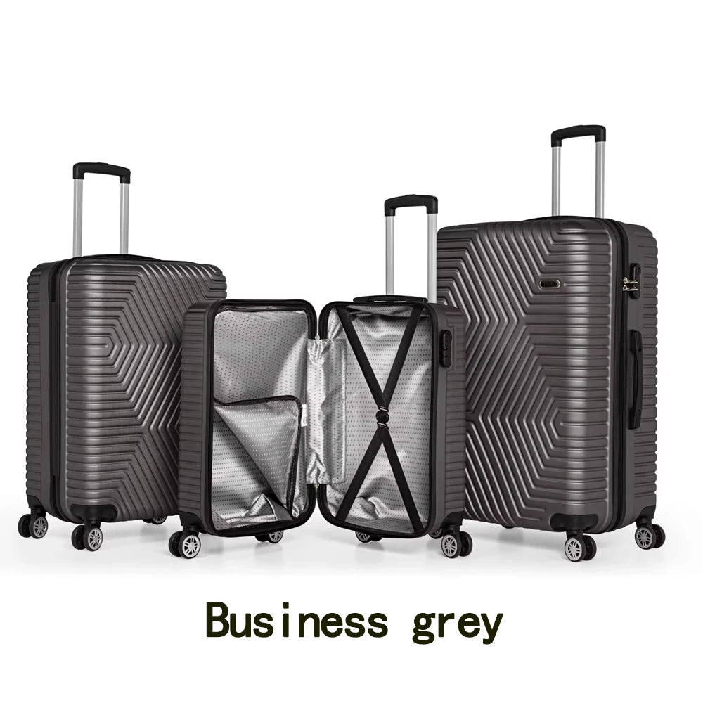 JMT-881418 Girls' Trolley Suitcase & Bag Set for Travel with Wheels and Seating Feature