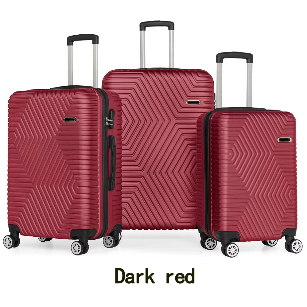 JMT-881418 Girls' Trolley Suitcase & Bag Set for Travel with Wheels and Seating Feature