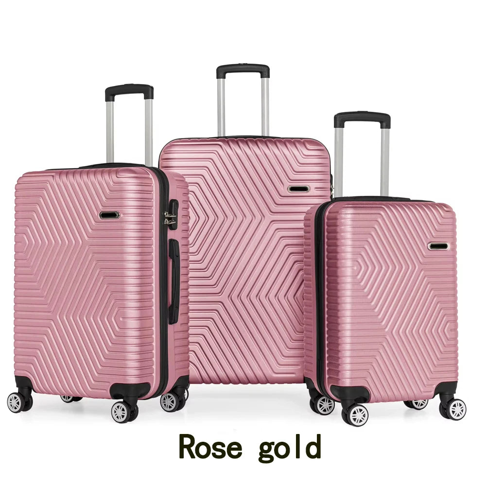 JMT-881418 Girls' Trolley Suitcase & Bag Set for Travel with Wheels and Seating Feature