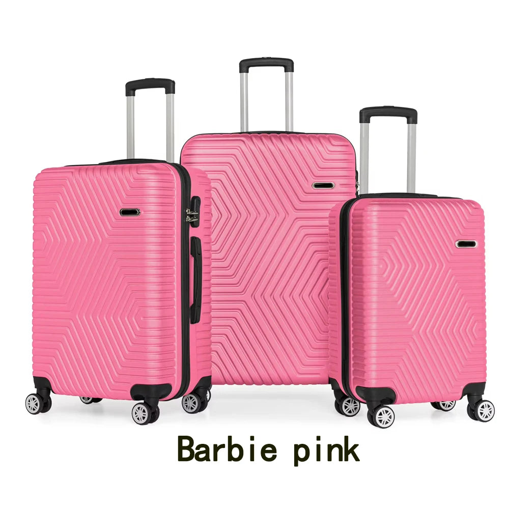 JMT-881418 Girls' Trolley Suitcase & Bag Set for Travel with Wheels and Seating Feature
