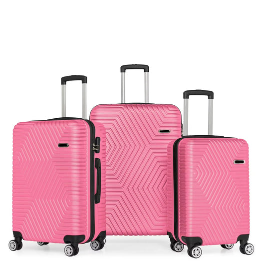 JMT-881418 Girls' Trolley Suitcase & Bag Set for Travel with Wheels and Seating Feature