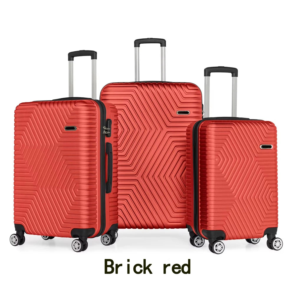 JMT-881418 Girls' Trolley Suitcase & Bag Set for Travel with Wheels and Seating Feature