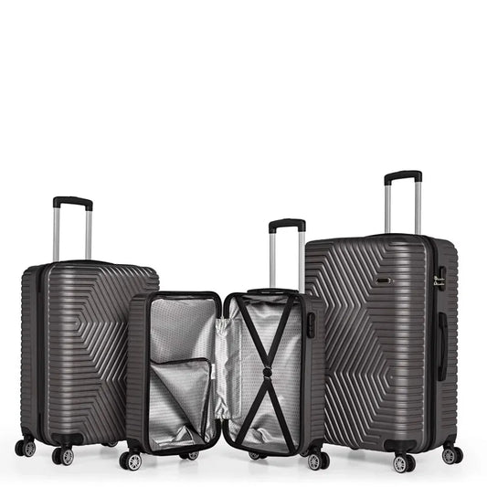 JMT-881418 Girls' Trolley Suitcase & Bag Set for Travel with Wheels and Seating Feature