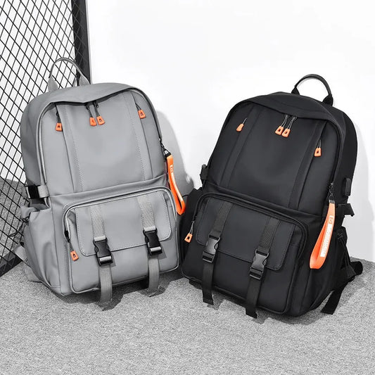 JMT-881930 Stylish Waterproof Laptop Backpack with USB Port and Large Capacity for Students