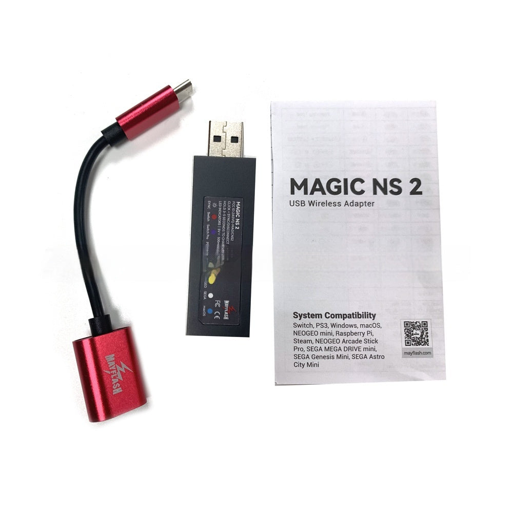 JMT-881994 Bluetooth Gamepad Converter with Data Cable – Black, lightweight design for seamless gameplay