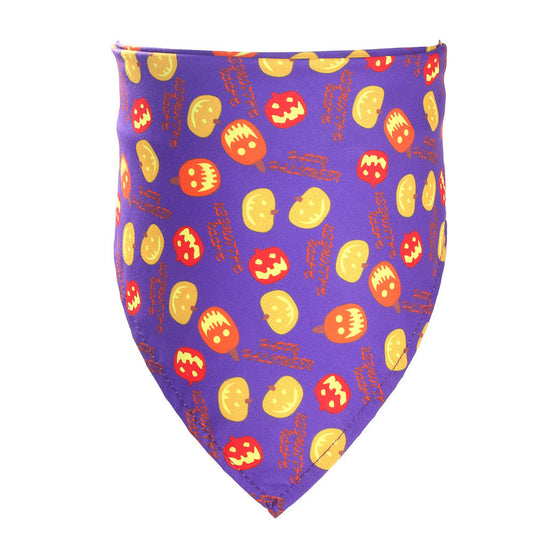 JMT-881994 Halloween Pet Triangle Scarf for Dogs - Multiple Styles Available, Adjustable for Neck Sizes 20-46CM, Lightweight Polyester
