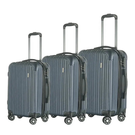 JMT-882250 ABS Hardside Luggage Set - Lightweight Travel Trolley Suitcase Set, 3 Pieces