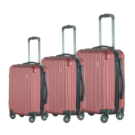 JMT-882250 ABS Hardside Luggage Set - Lightweight Travel Trolley Suitcase Set, 3 Pieces