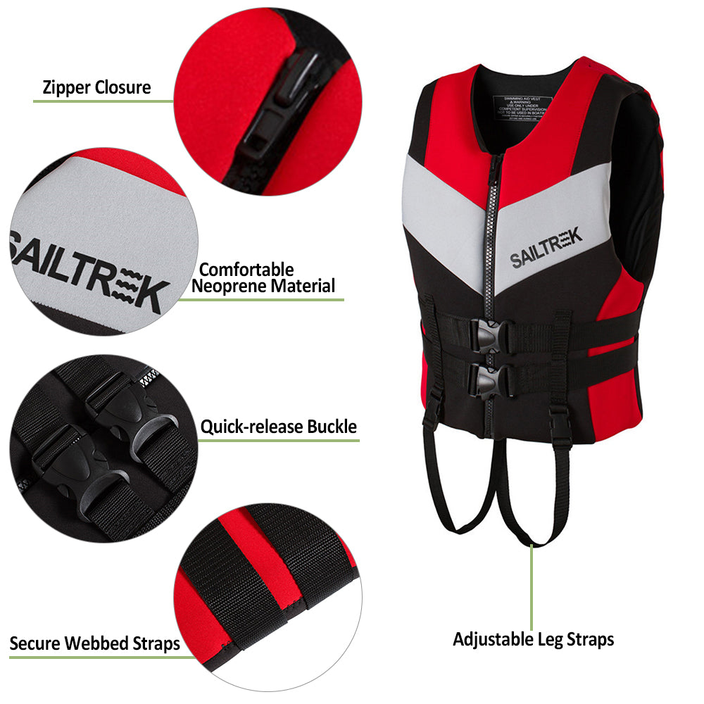 JMT-882378 Thickened Buoyancy Professional Life Jacket for Enhanced Safety