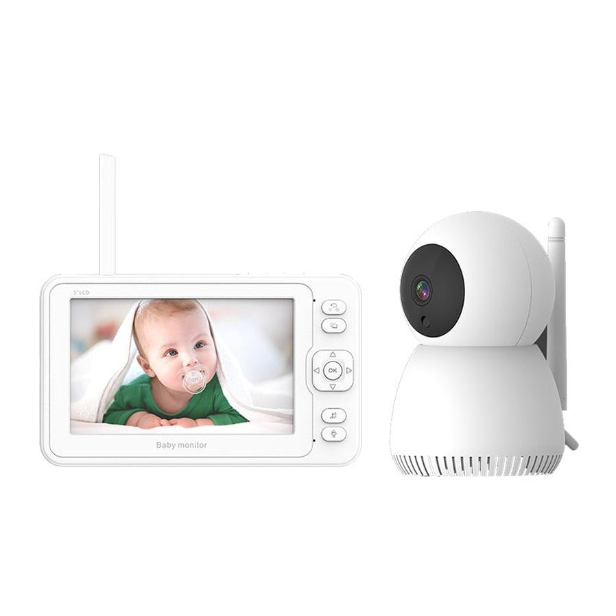 JMT-882442 5 Inch 1080P High-Definition Baby Monitor with Large Screen for Home Use